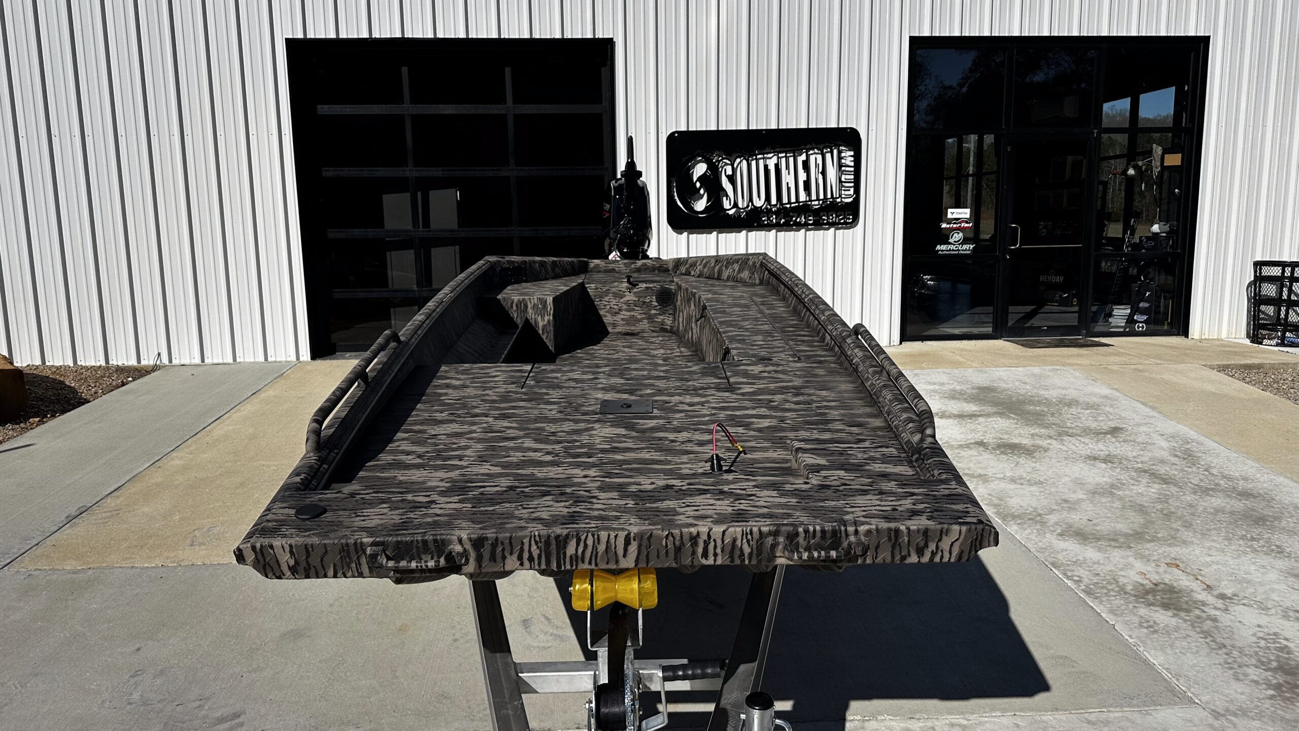 1756 River Rat with Jet Motor – Gun/Rod Box – Bottomland